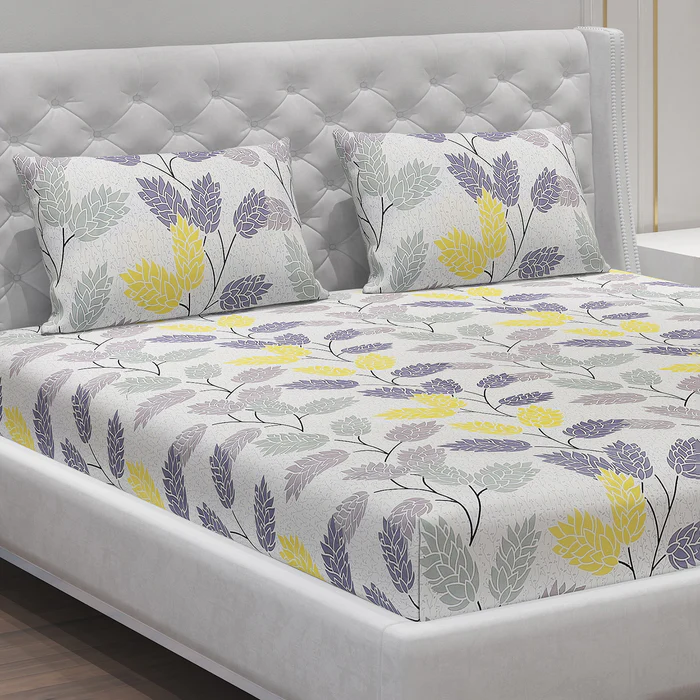 Gray bedsheet